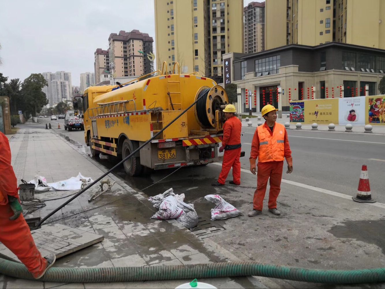 迭部排污管道清淤-管道清洗